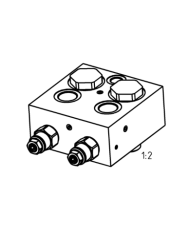 zu EATON Delta Motor, mit Hohlschraubenbefestigung