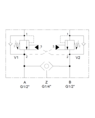 zu EATON Delta Motor, mit Hohlschraubenbefestigung