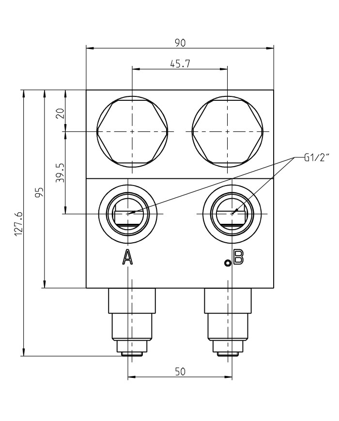 zu EATON H-/S-Motor, mit Hohlschraubenbefestigung