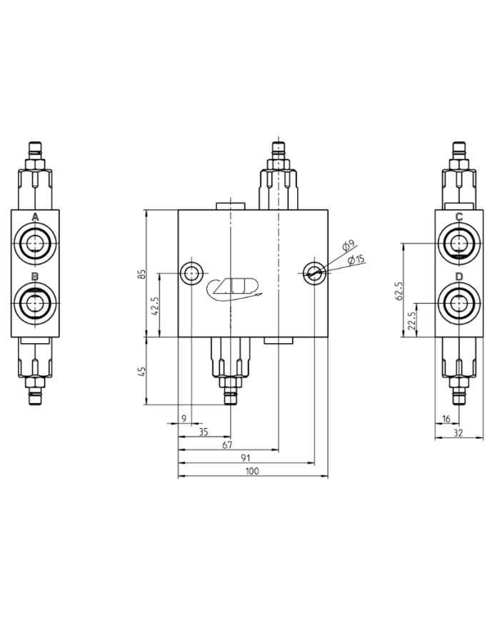 G1/2" G1/4" 80L/min 210bar