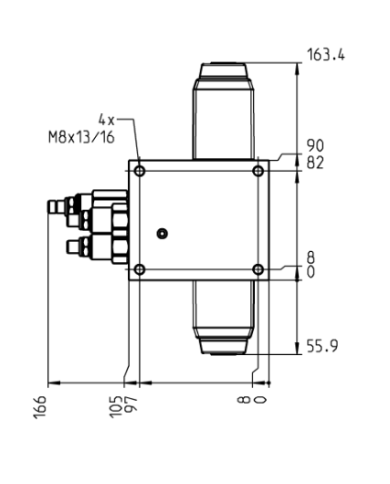 Ventilblock komplett G3/8"