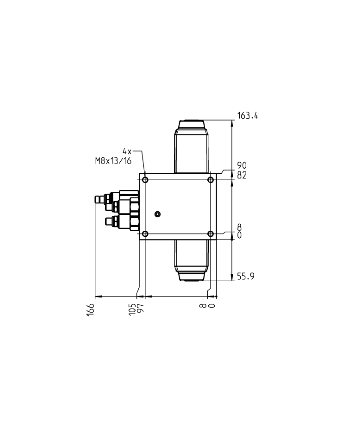 Ventilblock komplett G3/8"