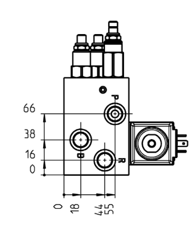 Ventilblock komplett G3/8"