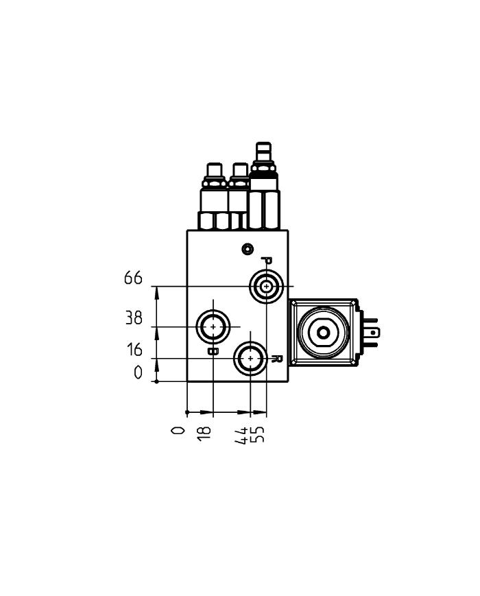 Ventilblock komplett G3/8"