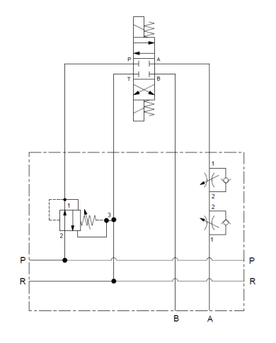 Ventilblock komplett G3/8"