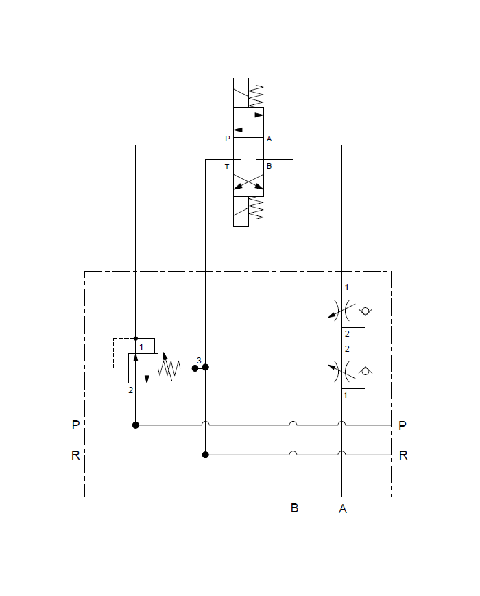 Ventilblock komplett G3/8"