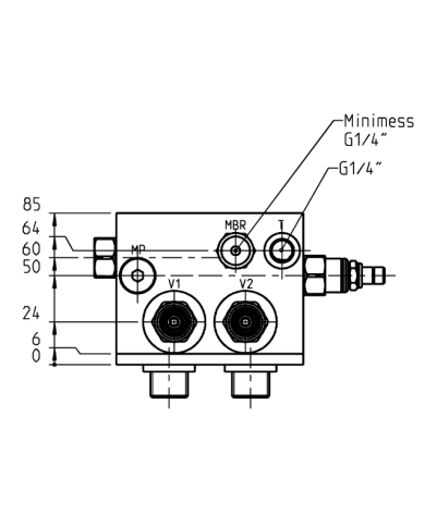 zu EATON T-Motor, mit Hohlschraubenbefestigung