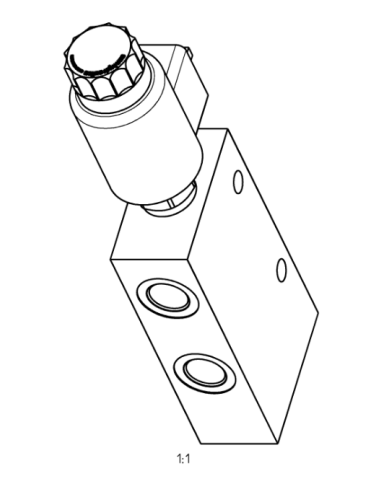 Ventilblock komplett mit Anschlussgehäuse