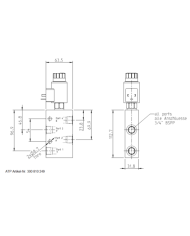 Ventilblock komplett mit Anschlussgehäuse
