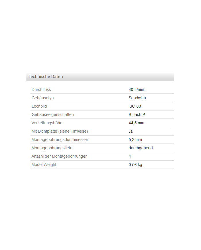 Eilgangschaltung Y-Block SUN