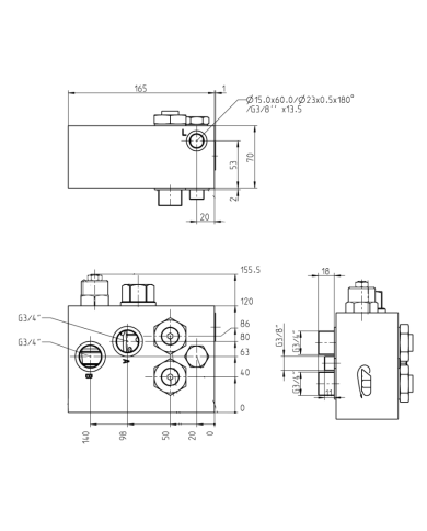 zu Parker F11 mit Hohlschraubenbefestigung