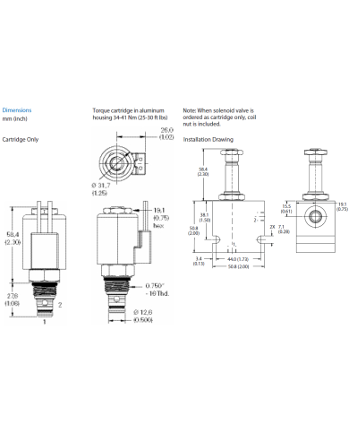 Ventilblock Eaton komplett mit Anschlussgehäuse