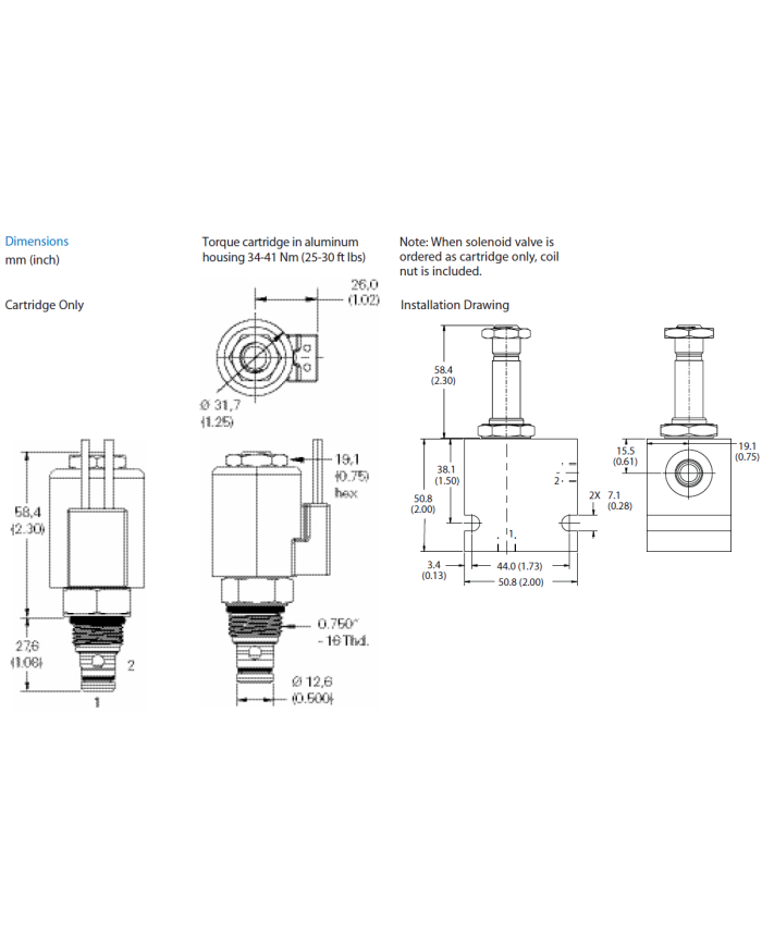 Ventilblock Eaton komplett mit Anschlussgehäuse