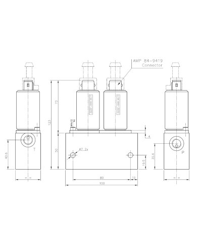 Proportional Druckminderventile 3-Wege direktgesteuert