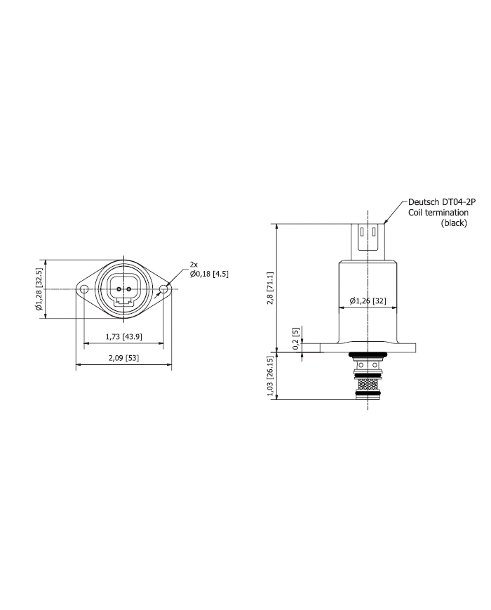 Proportional Druckregelventil 3-Wege direktgesteuert