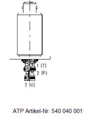 Proportional Druckregelventil 3-Wege direktgesteuert