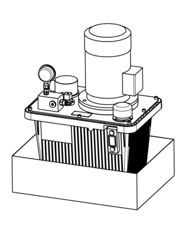 Hydraulikaggregat komplett