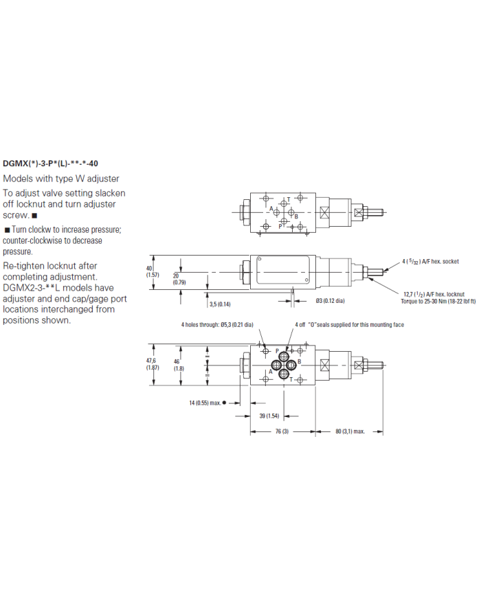 Druckminderventil Eaton DGMX2-3