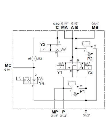 G1/2" 20L/min 350bar