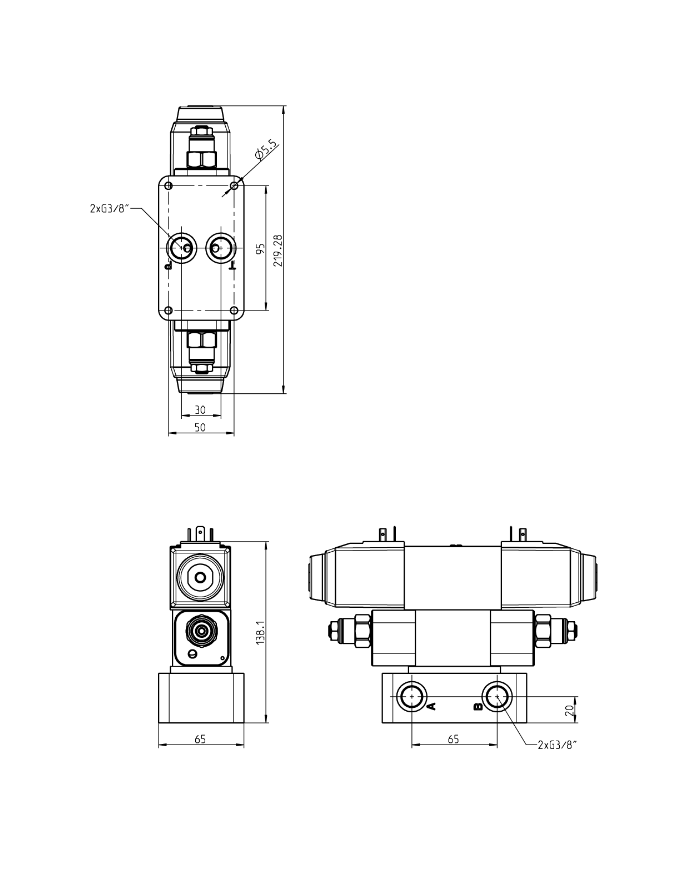 Grundplatten-Ventilaufbau NG06