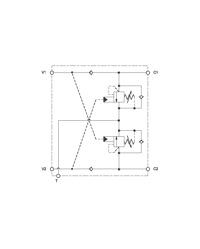 Schwenkbremsbaugruppe Y-Block