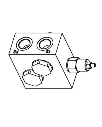 zu EATON Char-Lynn Serie 2000, mit Hohlschraubenbefestigung