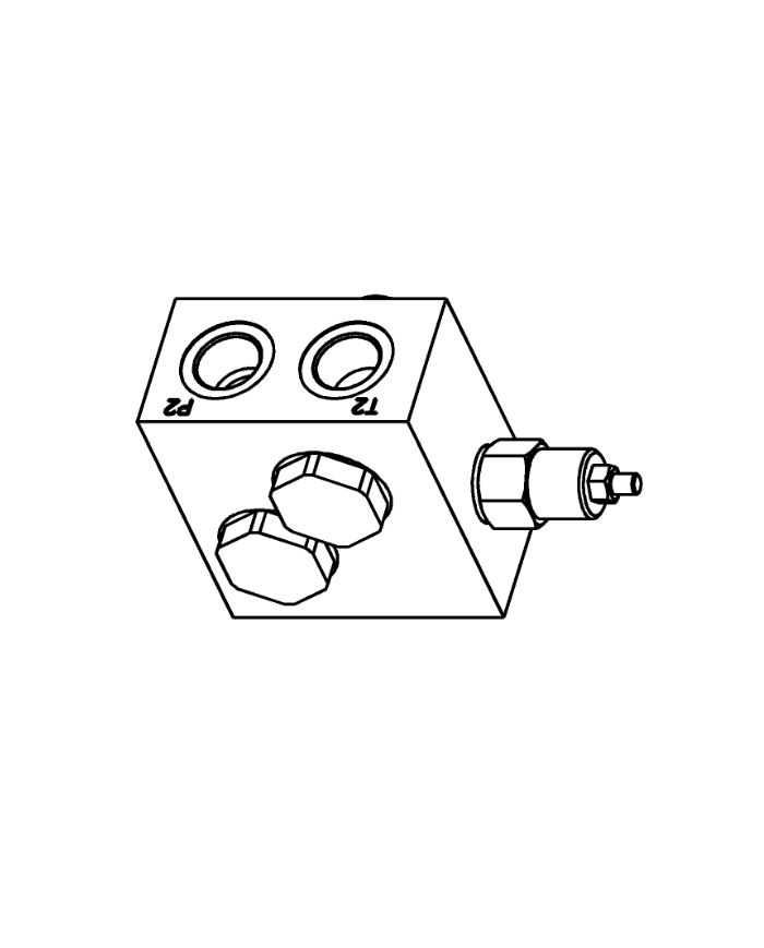 zu EATON Char-Lynn Serie 2000, mit Hohlschraubenbefestigung