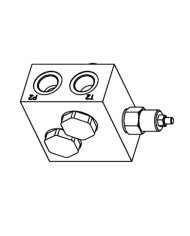 zu EATON Char-Lynn Serie 2000, mit Hohlschraubenbefestigung