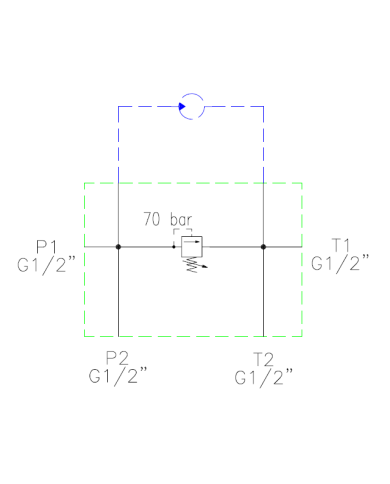 zu EATON Char-Lynn Serie 2000, mit Hohlschraubenbefestigung
