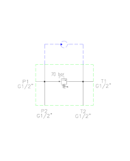 zu EATON Char-Lynn Serie 2000, mit Hohlschraubenbefestigung