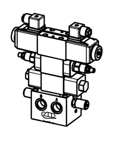 Grundplatten-Ventilaufbau NG06