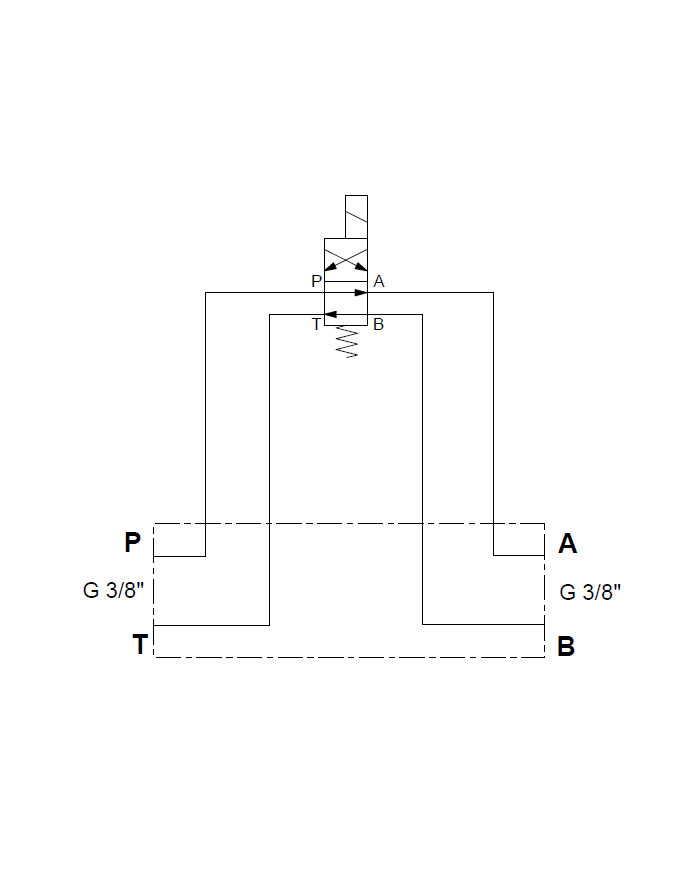 Grundplatten-Ventilaufbau NG06