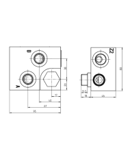 G 1/2" Hohlschr. Rechte Ausführung