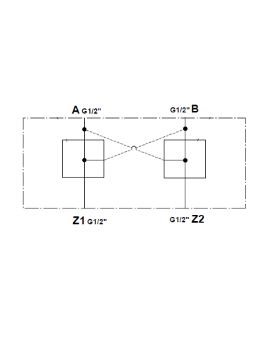 G 1/2" Hohlschr. Rechte Ausführung