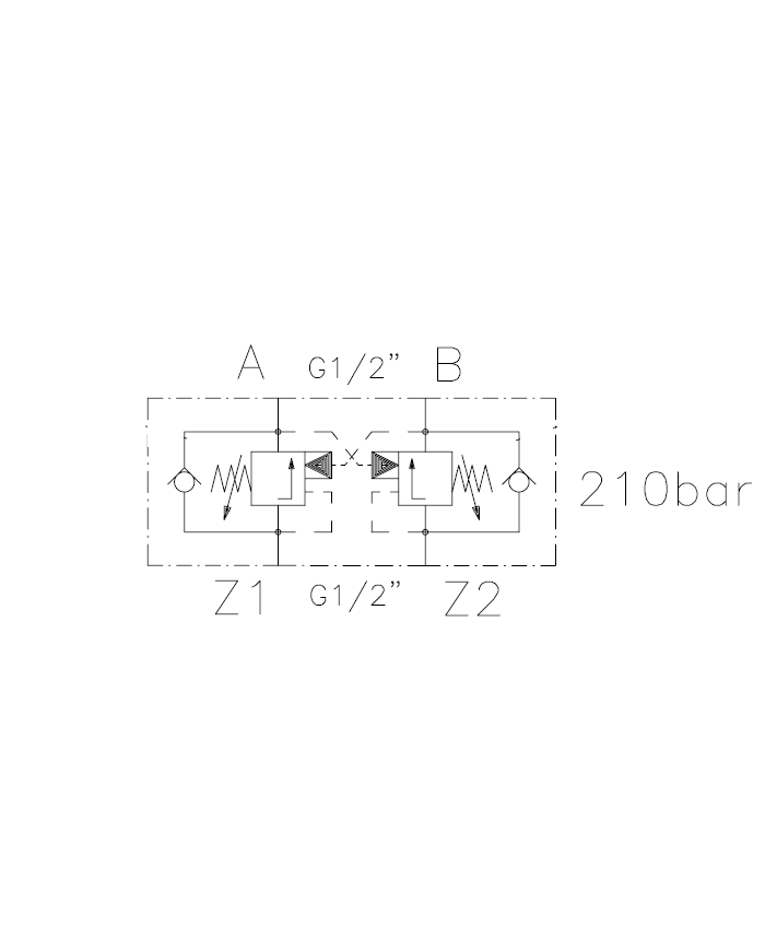 G 1/2" Hohlschr. Rechte Ausführung