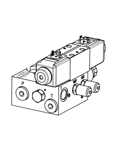 zu EATON Char-Lynn Serie 2000, mit Hohlschraubenbefestigung