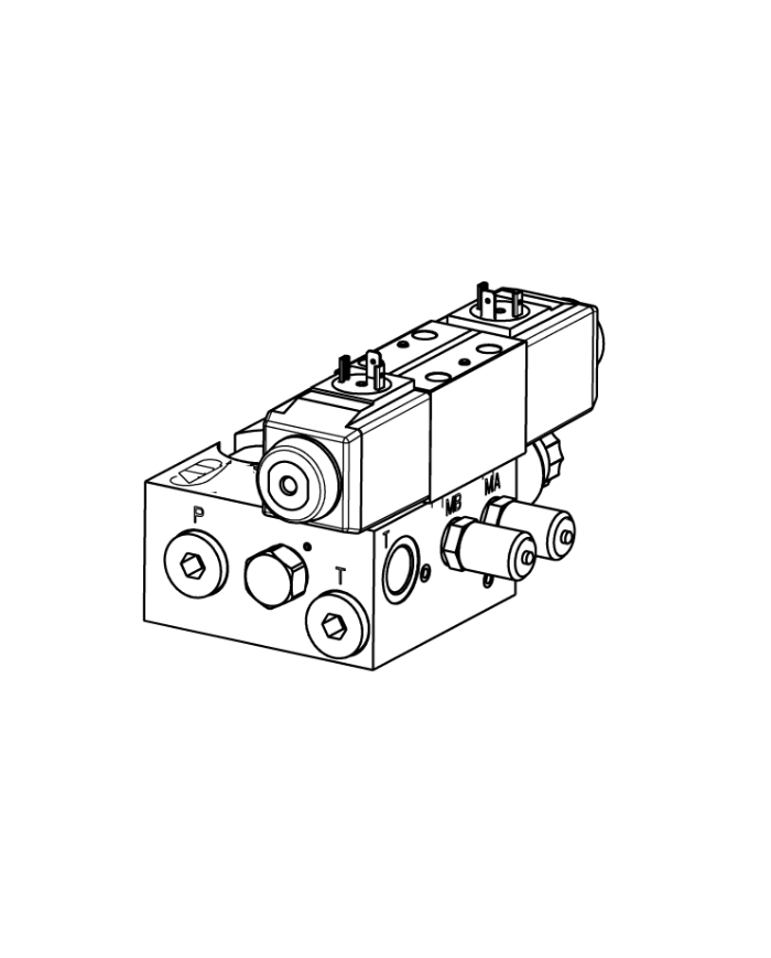 zu EATON Char-Lynn Serie 2000, mit Hohlschraubenbefestigung