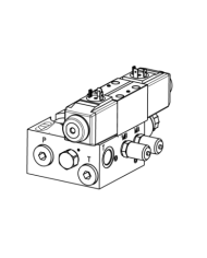 zu EATON Char-Lynn Serie 2000, mit Hohlschraubenbefestigung