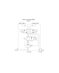 zu EATON Char-Lynn Serie 2000, mit Hohlschraubenbefestigung