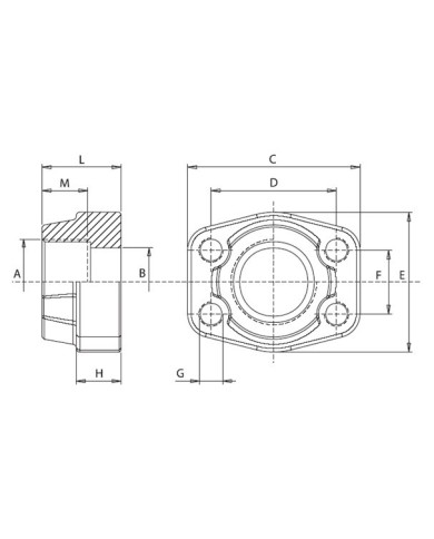 3000 PSI Stahl ASTM/A 105