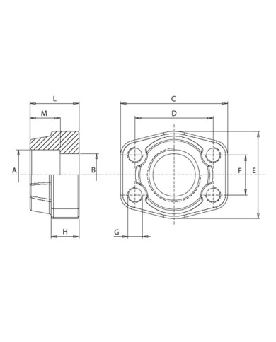 3000 PSI Stahl ASTM/A 105