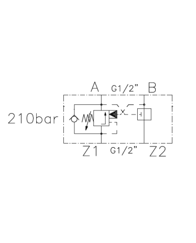 G1/2" 60L/min 210bar