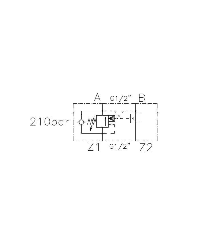 G1/2" 60L/min 210bar