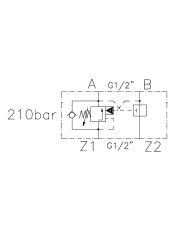 G1/2" 60L/min 210bar