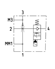 Mengenteilerblock einstellbar