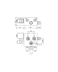Spülventilblock mit Magnetspule