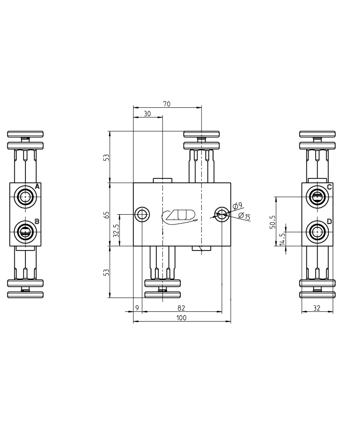 M16x1.5  50L/min  210bar