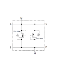 M16x1.5  50L/min  210bar