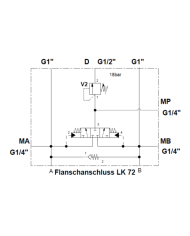 Spülventilblock zu Motor MX250A0