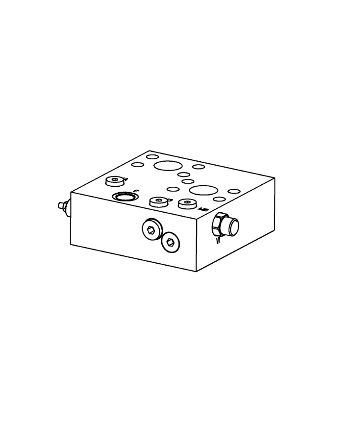 Spülventilblock zu Motor Kawasaki HMB125